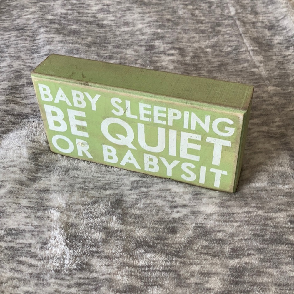 Baby Sleeping sign